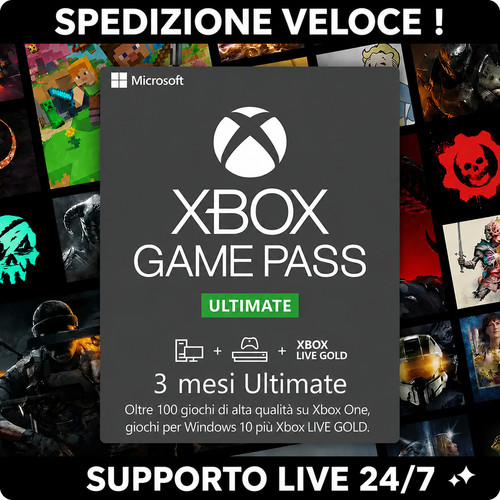 Xbox game pass ultimate mesi - pass,